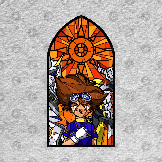 Digistained Glass Taichi by NightGlimmer